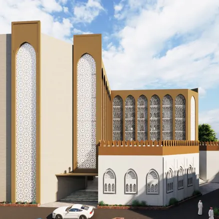 Madrasa Block — Architectural Render