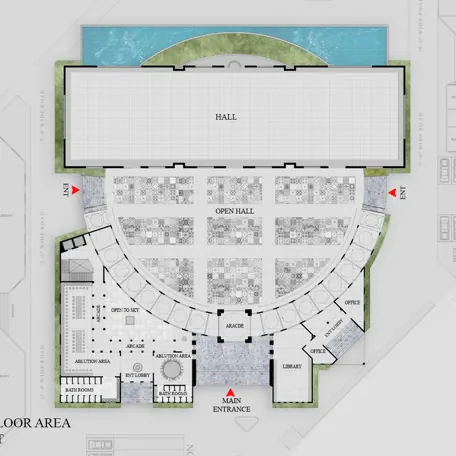 Mosque Ground Floor Plan