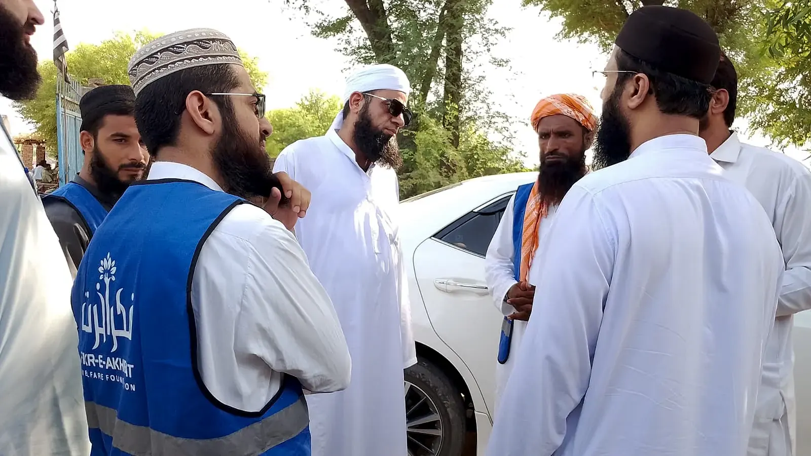 Field Team Planning a Relief Visit